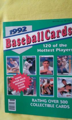 1992. Value guide to the most collectable baseball cards.