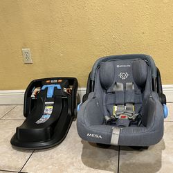 UPPAbaby MESA GRAY Infant Car Seat And Base… In Great Clean Condition… $115