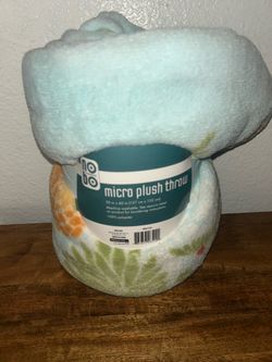 New Micro Plush Throw