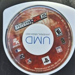 PSP Game Major League Baseball 2K12 Playstation Portable Game