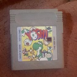 Original Gameboy Video Game Cartridge Yoshi