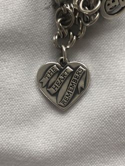 James avery the outlet heart remembers charm