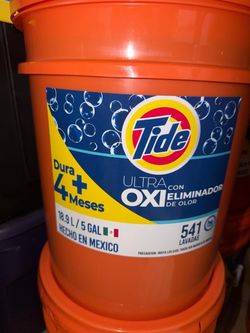 Tide Ultra Oxi Laundry Detergent 5 Gallon