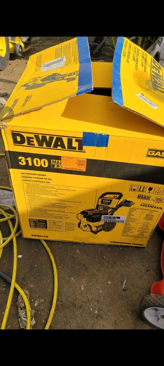Pressure Washer Dewalt 3100psi