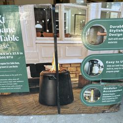 Tiki Customizable Propane Fire Pit With Table