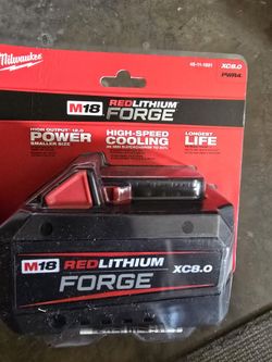 Milwaukee 18V 8.0 FORGE Battery