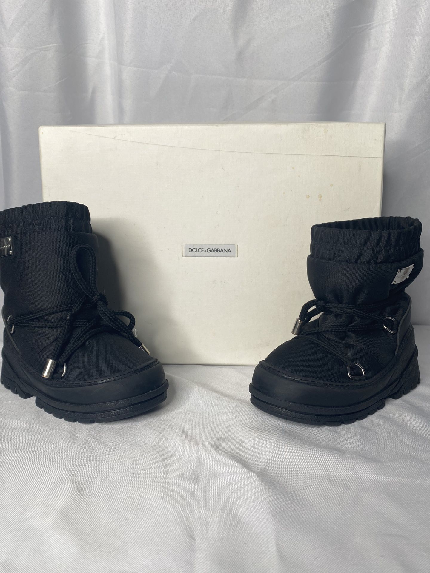 Dolce And Gabbana Snow Boots For Toddler Size 27