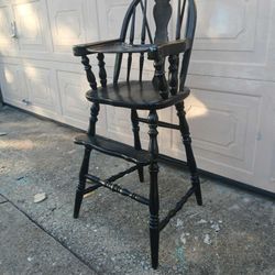 antique Windsor Highchair 