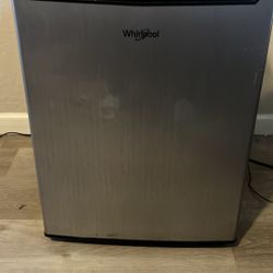 Stainless Steel Whirlpool Mini Fridge 