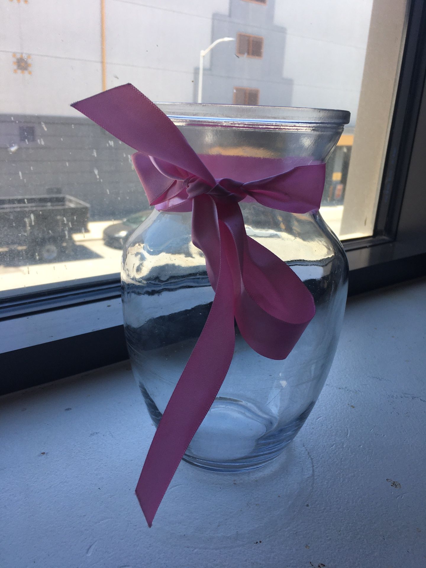 Glass Flower Pot