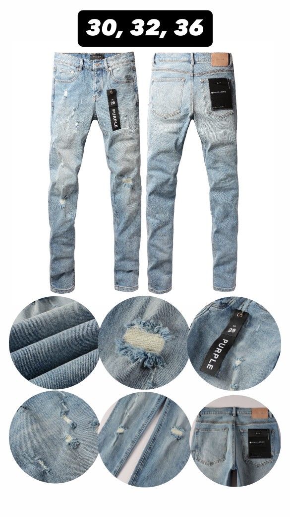 Blue Purple Brand Jeans Black Tag
