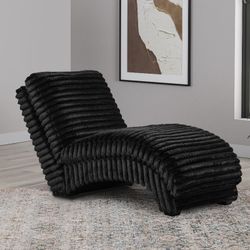 Brand New! Black or Mocha Corduroy Chaise Lounge  w/USB