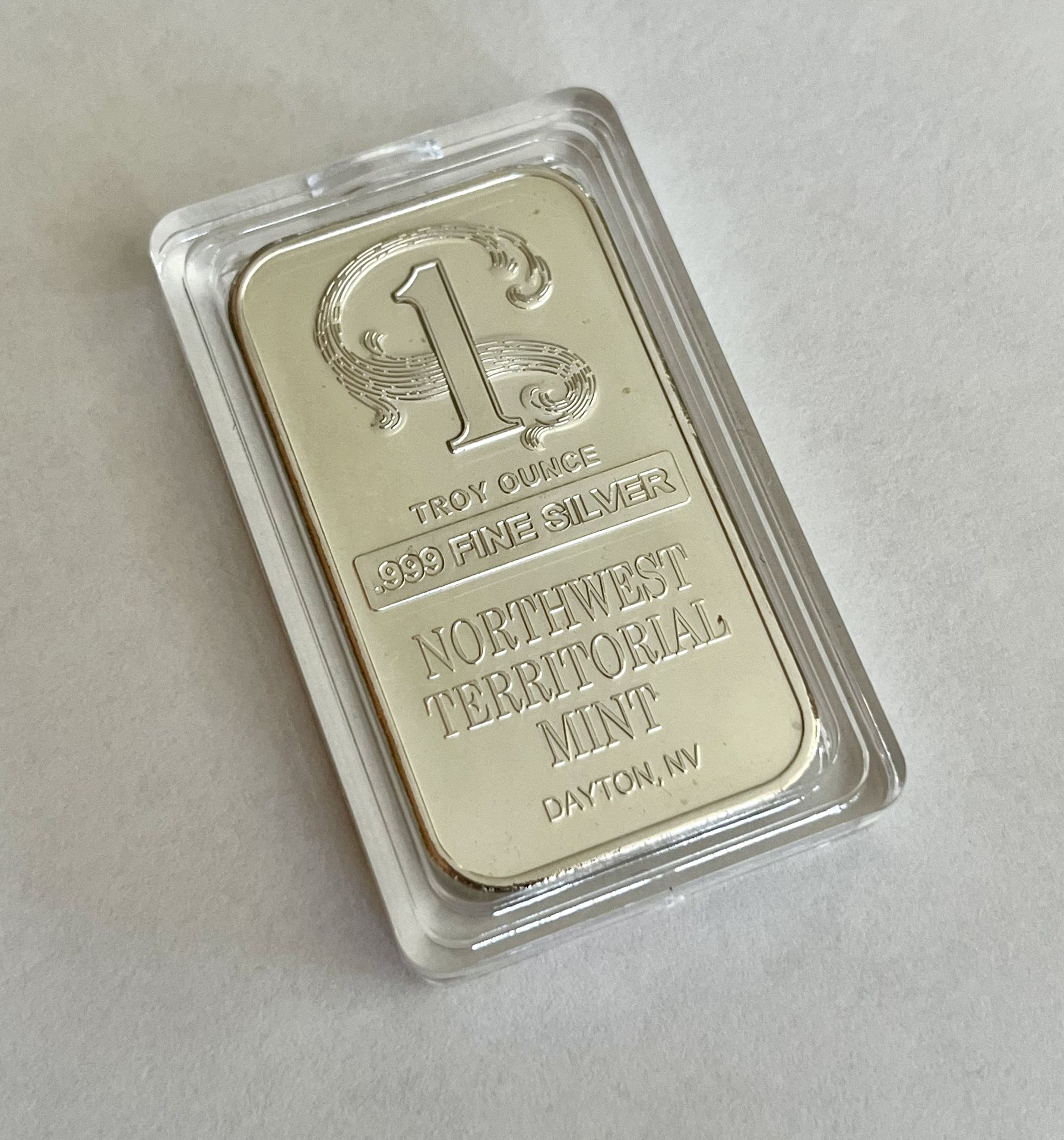 Northwest Territorial Mint One Troy Ounce Silver Bar .999