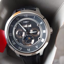 Timeex Automatic Watch Moon Phase Perpetual Calendar 