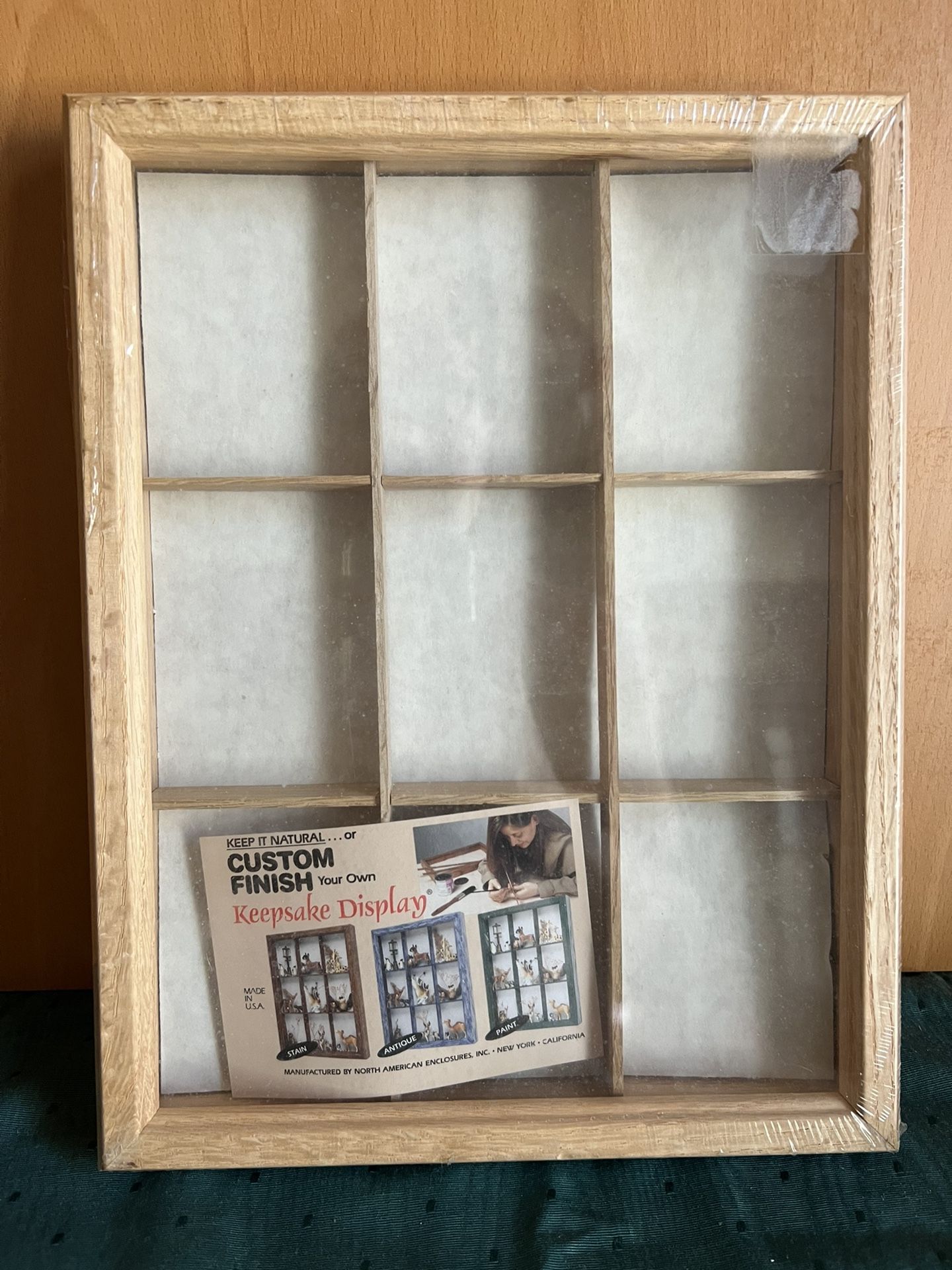 Keepsake Display - 9 Compartments - 13” X 10”