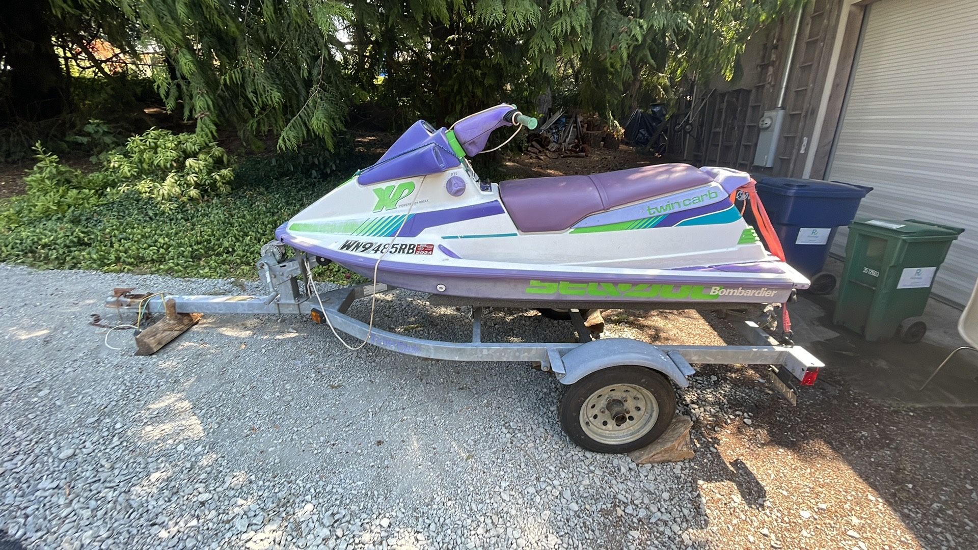 1992 Seadoo Jet Ski With Trailer