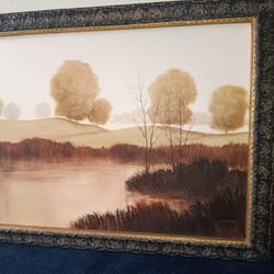 36''×48'' Beautiful Painting By George Holloway