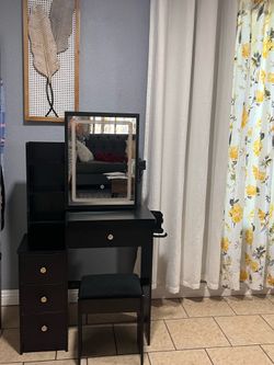 Small black vanity 51x27 inches