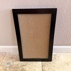 12x18 Black Framed Cork Bulletin Board and Push pins (not pictured)