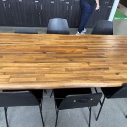 Wooden Table 6ft Wide 