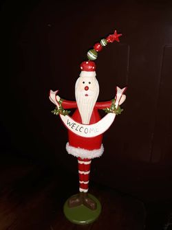 Adorable tall santa figure
