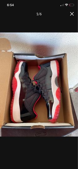 Air Jordan 11 Retro Low Red/Black Size 5Y
