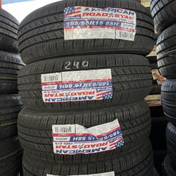 📲‼️185/65/15 Vendo Set De Llantas Nuevas América 