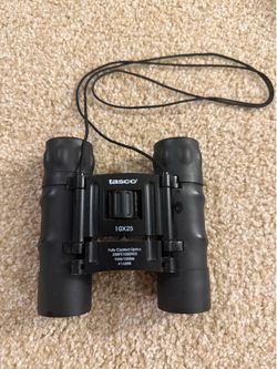 Tasco 10x25 Compact Binoculars – Fully Coated Optics