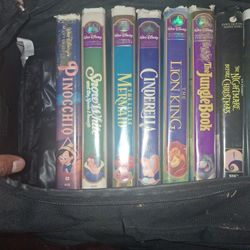 I Have 6 Different Walt Disney  Masterpiece Collection VHS Tapes