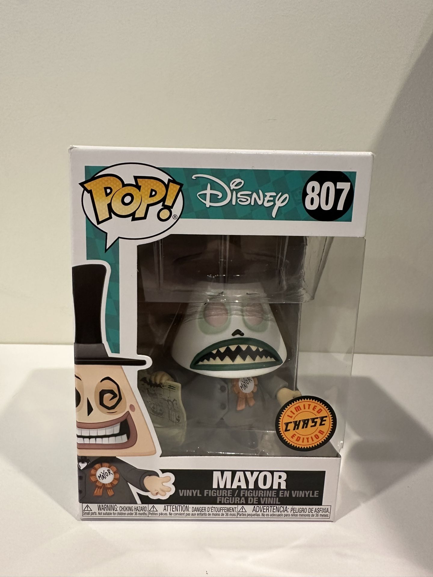 Funko Pop! Disney Nightmare Before Christmas Mayor #807 Chase Limited Edition