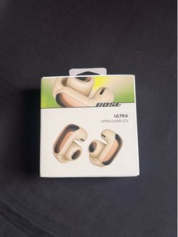 Bose Ultra Open Earbuds, Wireless Bluetooth Open-Ear Earbuds, IPX4 Water Resistant, Driftwood Sand