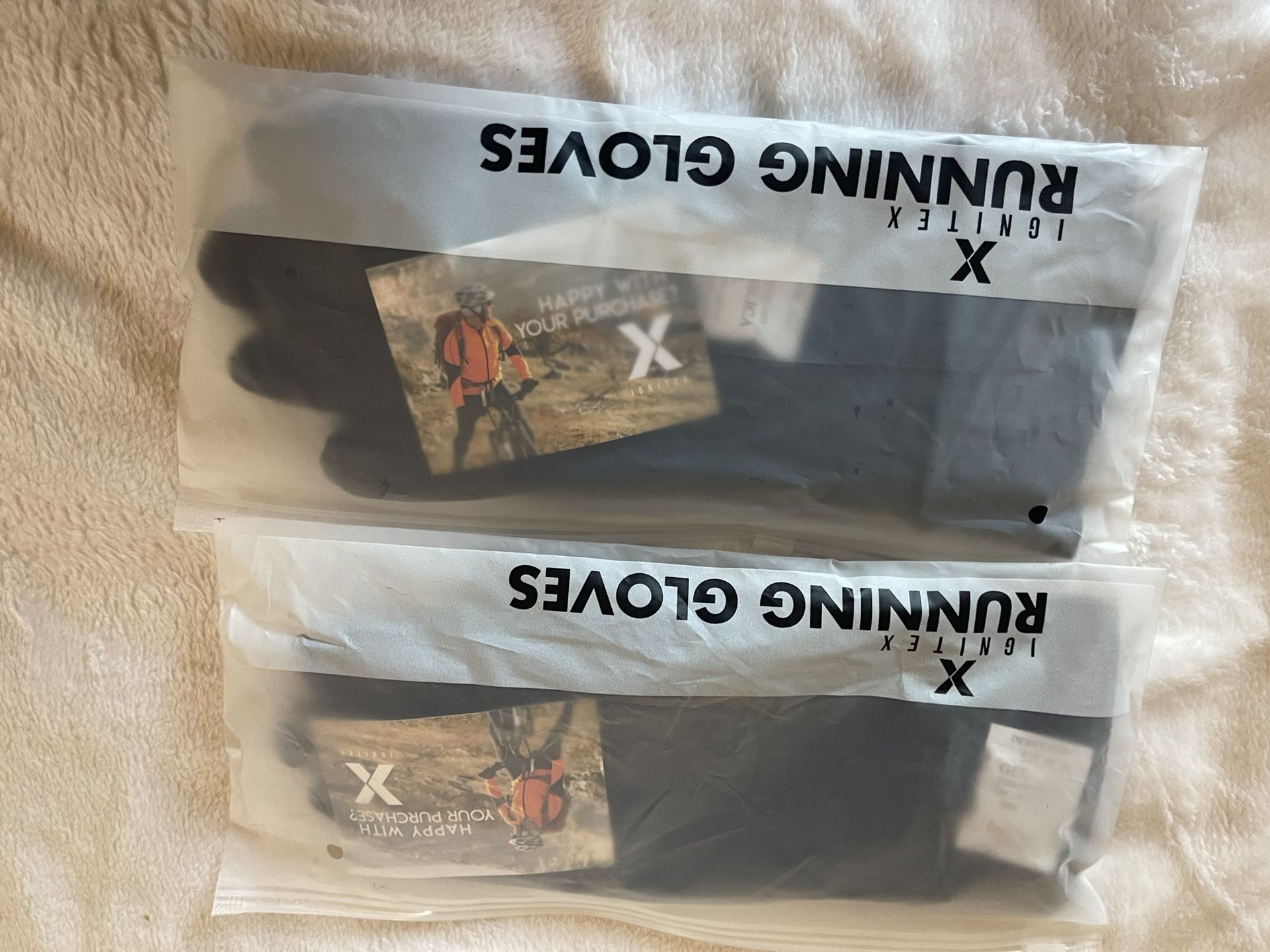 2 Pairs Ignitex Running Gloves New In Package