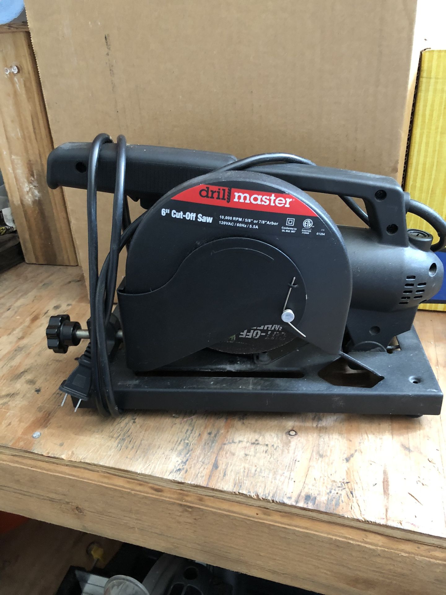 DRILL MASTER 5.5 Amp 6 in. Cut-Off Saw