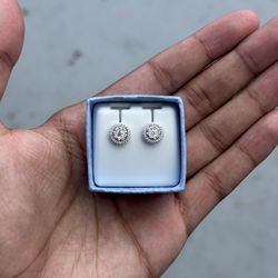 Moissanite 2ct earrings