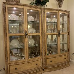 Lighted China Cabinets