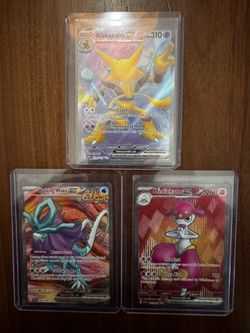 🔥 Pokémon ex Full Art Bundle – Alakazam 151 + Walking Wake + Medicham 🔥