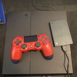 Ps4 500GB With One Controller And Camera And 17 Games