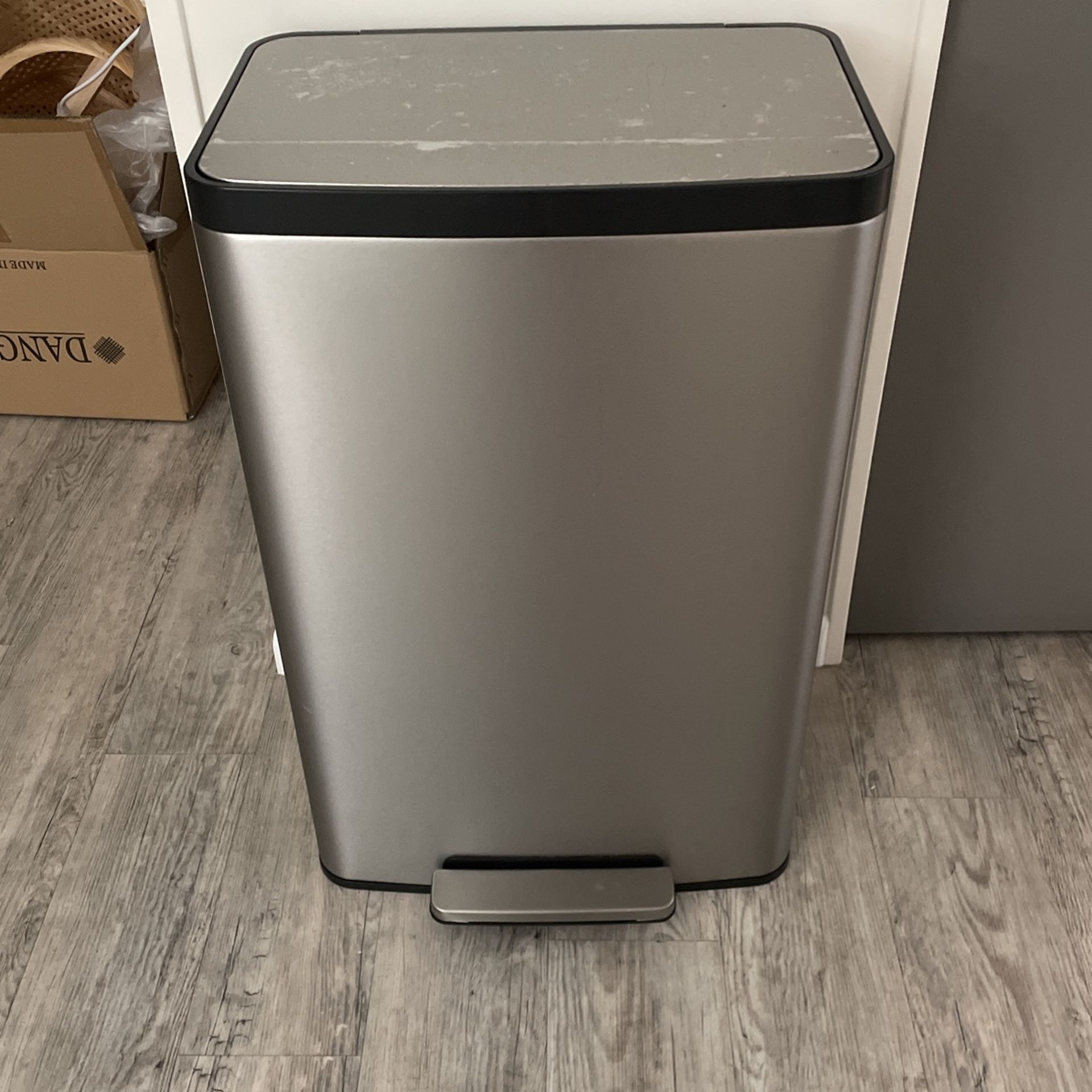 Kohler 47L Step Trash Bin Stainless Steel