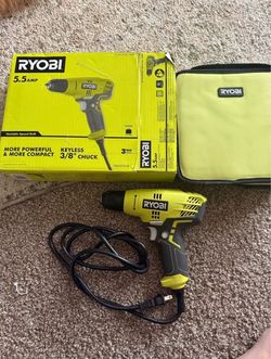 5.5 amp Ryobi corded drill