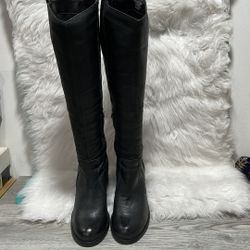 Steven By Steve Madden Woper Leather Tall Boot Womens 7.5 M