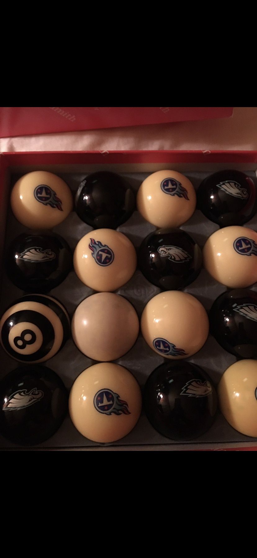 Vintage Bullard Balls Titans vs Eagles