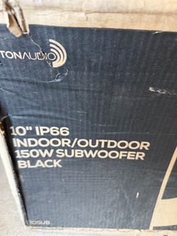 Indoor/Outdoor subwoofer