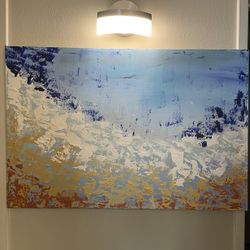 Hand Painted Acrylic Abstract Painting 