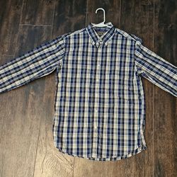 Eddie Bauer Long Sleeve Dress Shirt Small