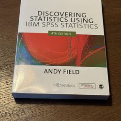 Discovering Statistics Using SPSS By Andy Field