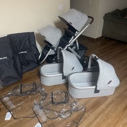 Uppababy Vista V2 Stroller And Bassinet
