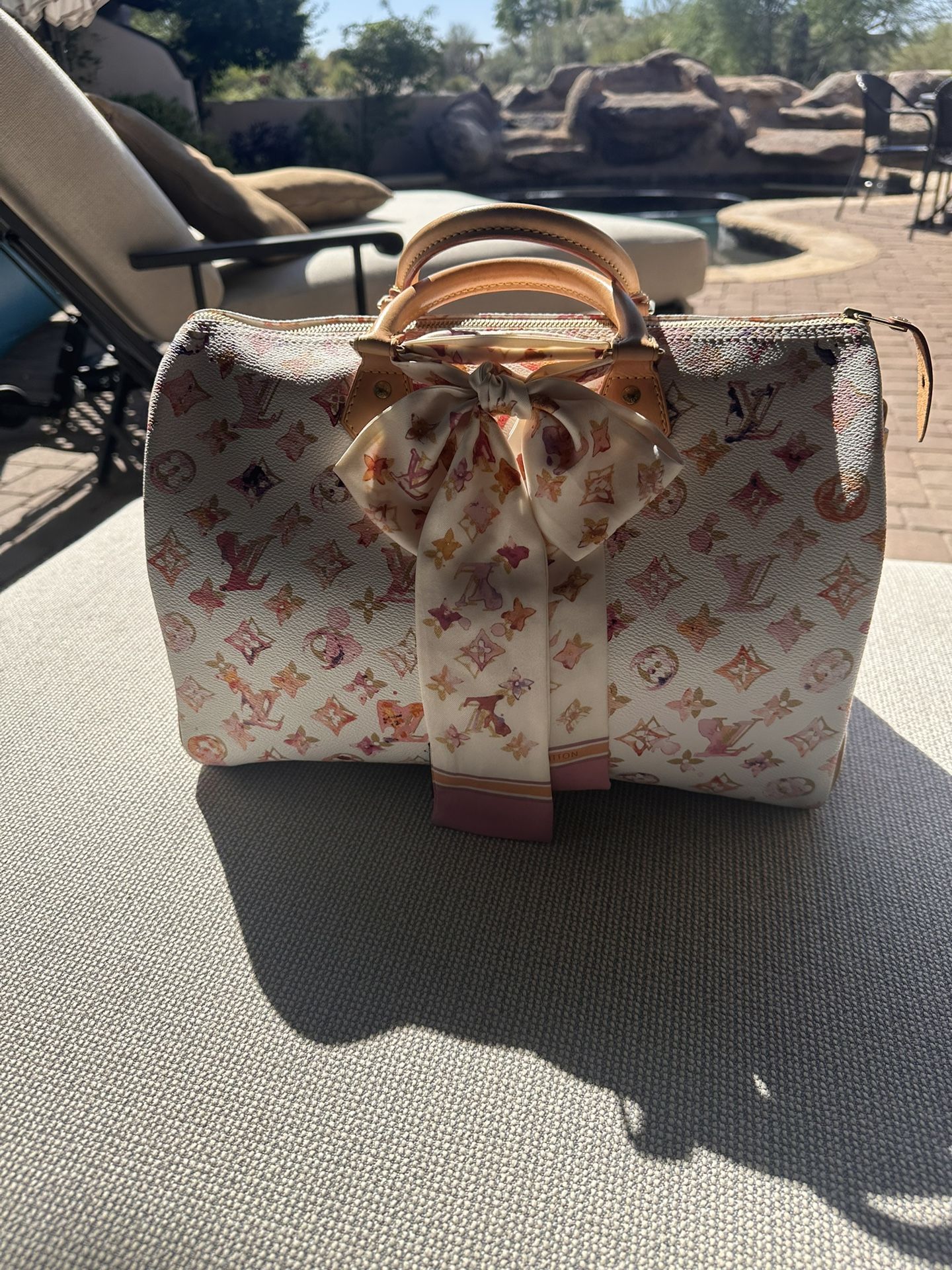 Louis Vuitton Aquarelle Monogram Speedy 35