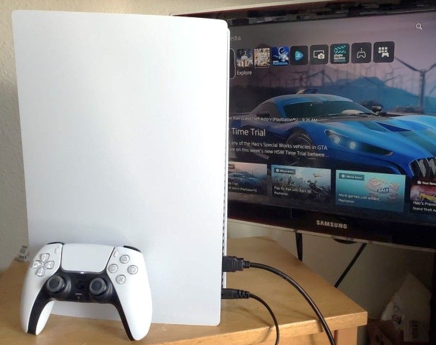 PlayStation 5 Console and Controller