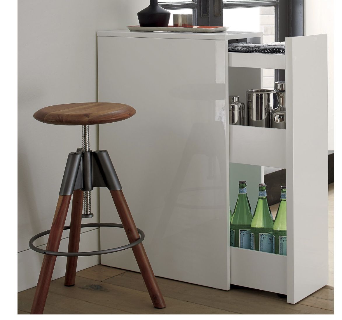 CB2 Liquor Cabinet