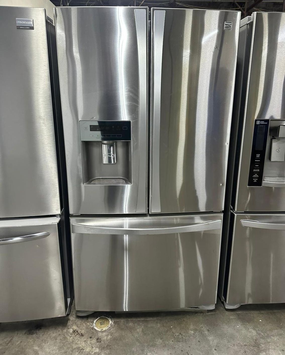 Stainless Steel French Door Fridge with Ice Maker